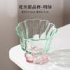 Creative Blossoms Peatl Glass Dessert Cup Home Transparent Water Fruit Bowl Tea Cake Holder Juice Mug Dish Tea Set Accessories