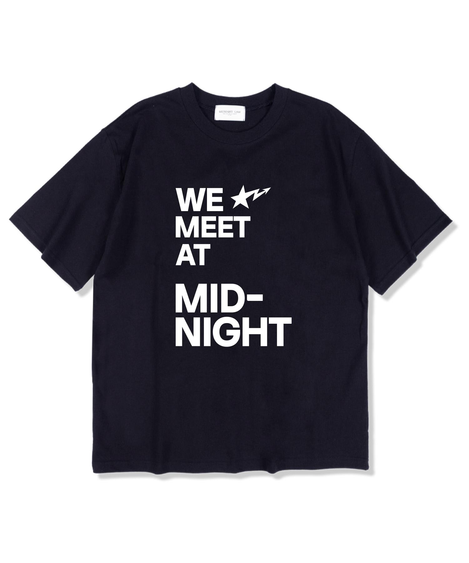 Midnight 12 Am We Meet Midnight Short Sleeve T-Shirt Navy L