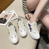 White Shoes for Women  New Spring and Summer Mesh Surface Breathable Shoes Casual All-Matching Sneaker Ins Board Shoes Cortez