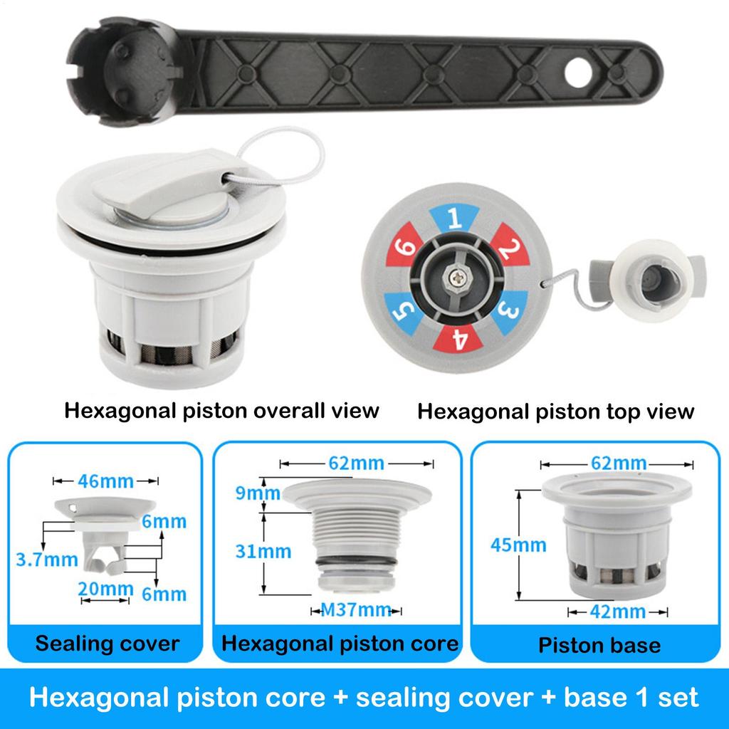 New Replacement Rowing Boat Air Valve Double Seal Air Gas Valve Caps Dinghy Kayak Canoe Inflatable Boat Boat Accessories