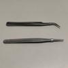 2pcs Tweezers Tip Tweezers Anti-magnetic Curved Straight
