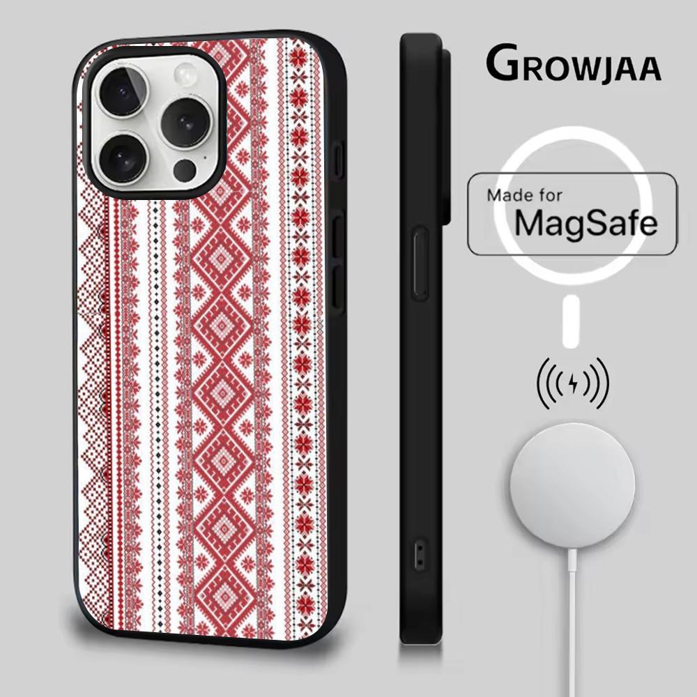

G-Ukraine Ornament pattern Phone Case For iPhone 16e,16,15,14,13,12,11,Plus,Pro,Max,Mini Magsafe Magnetic Wireless Charging iphone15plus