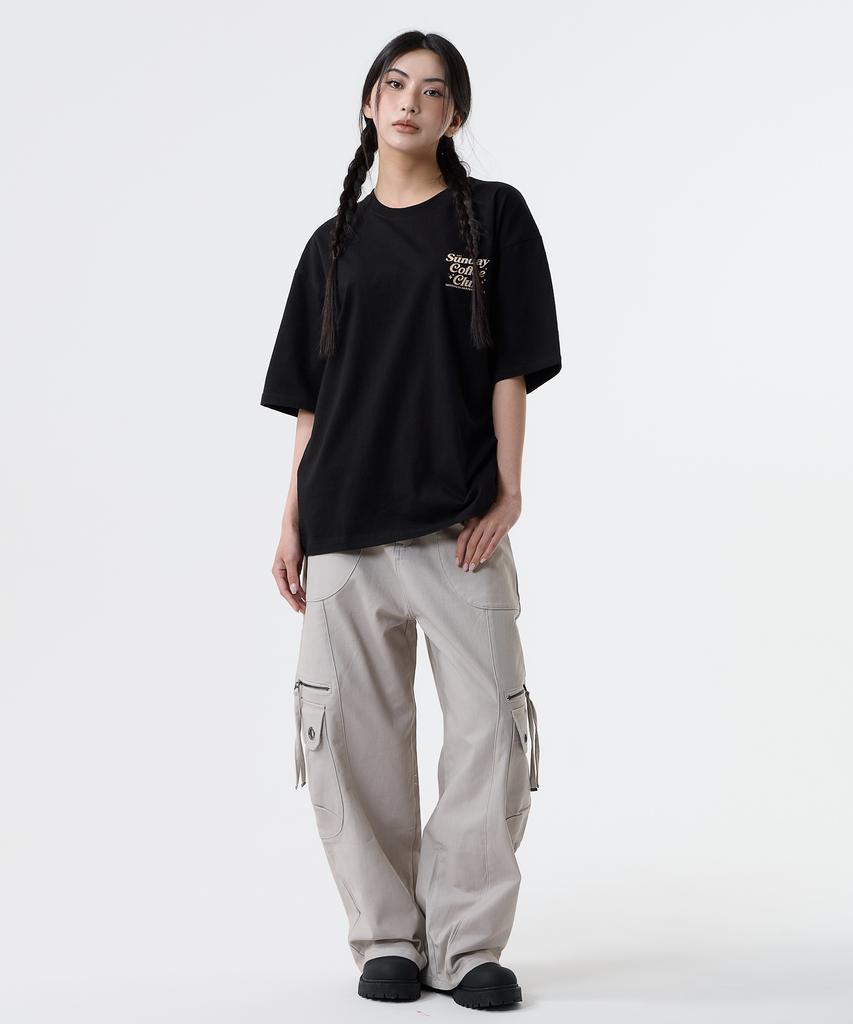 Nasttingijeubeleoldaenmi Coffee Club Tee_Black