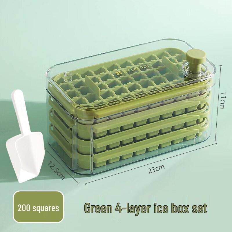 Ice Cube Maker with Storage Box