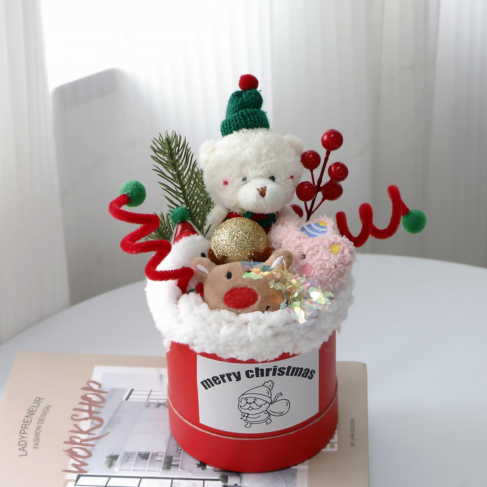 

Рождественский подарок Cuddle Cuddle Doll Букет для моей девушки Креативный подарок на медведя One Size