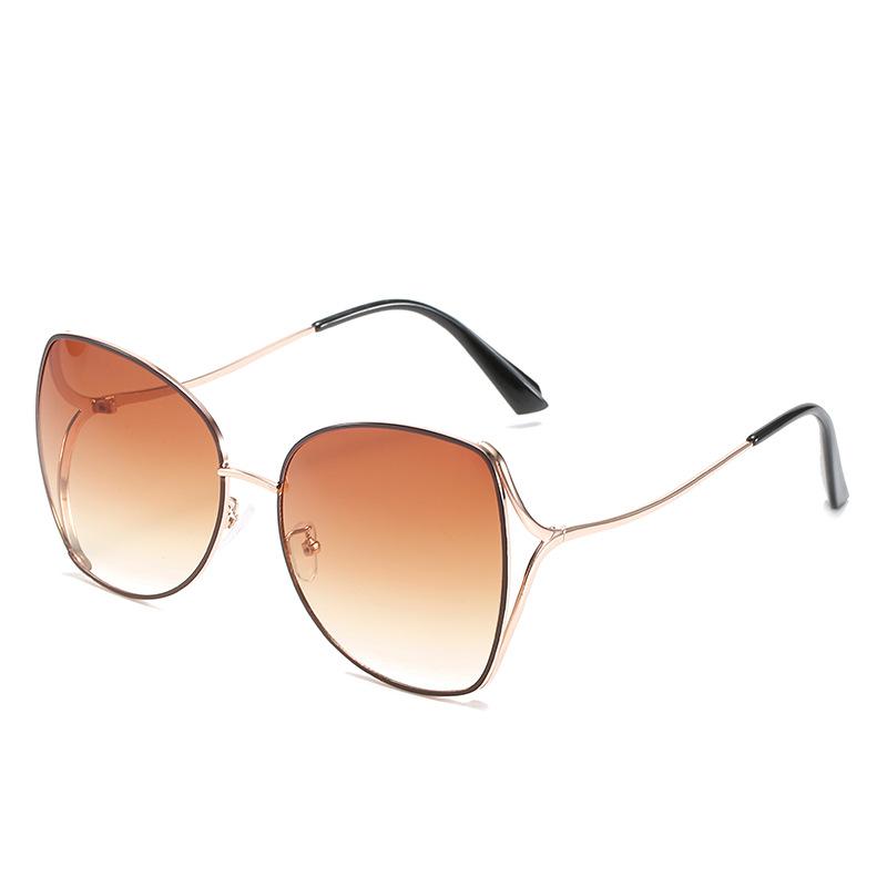 Men Women Sunglasses Square Polygon Sun Glasses Brand Designer Retro Shades Metal Frame Eyewear TOP UV400