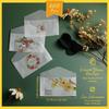 Eersida Glassine Envelopes 2.5x4.25 Inch Glassine Mini Lotto Lottery Ticket Holders Wedding Guest Favor Tissue Seed Envelope Holder for Scratch Stamp