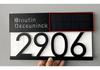 Solar-Powered Custom House Number Plaque with LED Lights