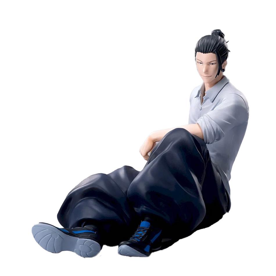 NEW SEGA 10cm Jujutsu Kaisen Anime Satoru Gojo & Geto Suguru Yumemirize Sitting Posture Action Figure Genuine Model Figurine Toy