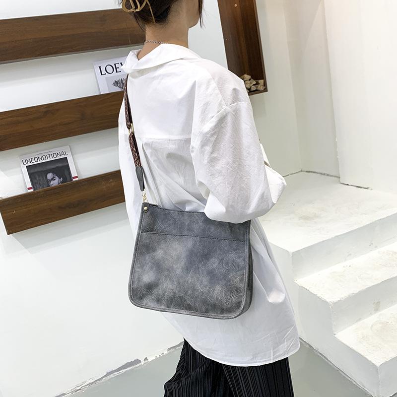 Borse a Tracolla Messenger Retro da Donna Moda Motivo Leopardo Tracolla Borsa a Spalla