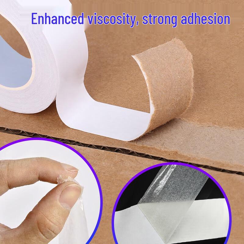 Bingyu Double-Sided Strong Adhesive Cotton Paper Tape 10-Roll Special Pack