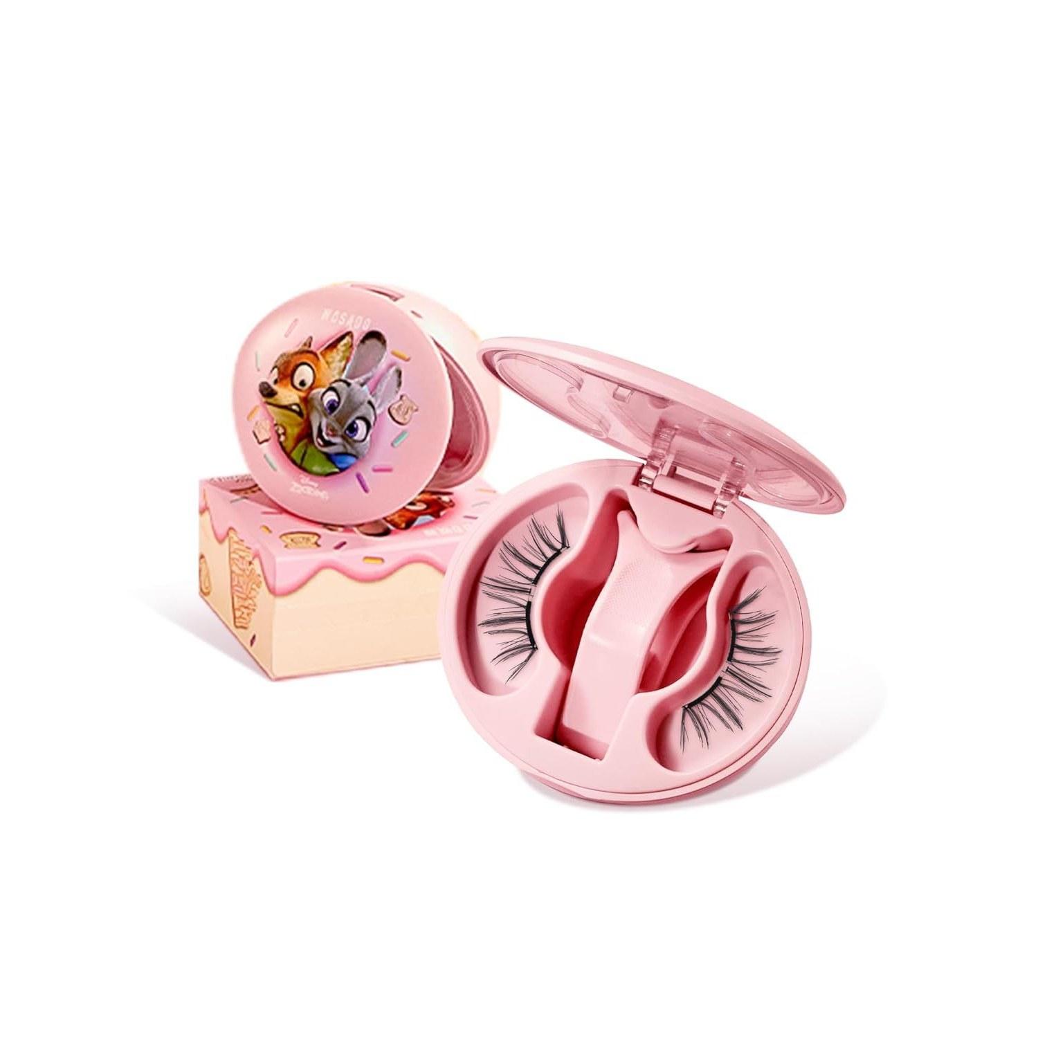 WOSADO X Disneys Zootopia Series Magnetic Eyelashes Integrated Judy Black False No Glue Needed Disney Fluffy Natural Look Reusable Suitable Fine