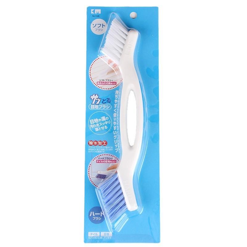 Bathroom Grout Tile Brush With Dual Head For Efficient Cleaning Home Maintenance