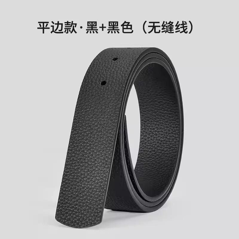 

Замените ремень без пряжки, мужской из чистой коровьей кожи без пуговиц, и кожаное тело ремня можно подарить. 125cm