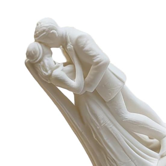 Yousheng 3D-gedruckte Figurenpaar, Romantische Hochzeitsdekoration, Romantische Hochzeits-Liebesstatue für Tortenaufsätze Eingangsbereiche Schminktische Hochzeit