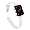 Slim Waist Silicone Watch Strap for Apple Watch Series 1-12, Ultra 1-3, SE3