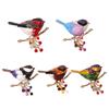 1PC Broche Accessoire Vêtement Minimaliste Émail Élégant Durable Minimaliste Polyvalent-Porter Oiseau Adapté au Quotidien 4x3.5cm