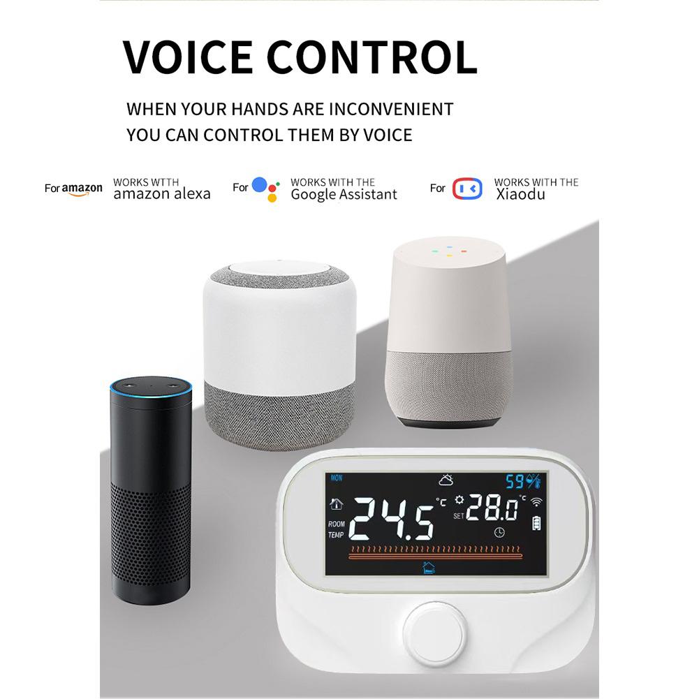 For Tuya WiFi Smart Home Thermostat Gas Boiler Water Heater Digital Temperature Controller Compatible With Alexas  Googles Home