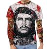 Summer Round Neck 3D Art Print Top Fashionable Casual Short Sleeved Men's T-shirts