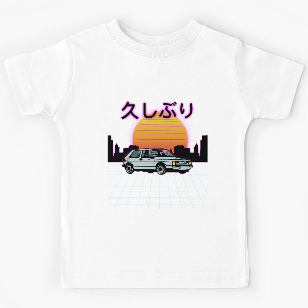 Vaporwave aesthetic japanese style Kids T-Shirt 100