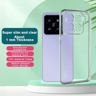 IMAK UX-5 Series Phone Cover for Xiaomi 15/15 Custom Edition Clear Case Shockproof TPU Slim Phone Back Cover