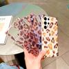 Samsung S25 Shell Print Leopard Print Mobile Phone Case S24Ultra Shiny A15 Popular Note20 Suitable for S23/A53
