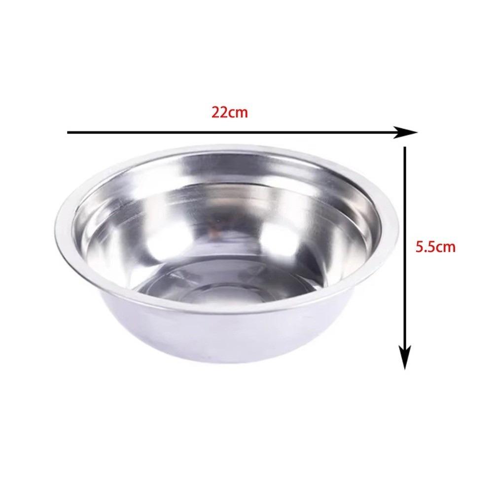 Stainless Steel Soup Pot Food Grade Salad Mixer Basin  Kitchen Cooking Tools
