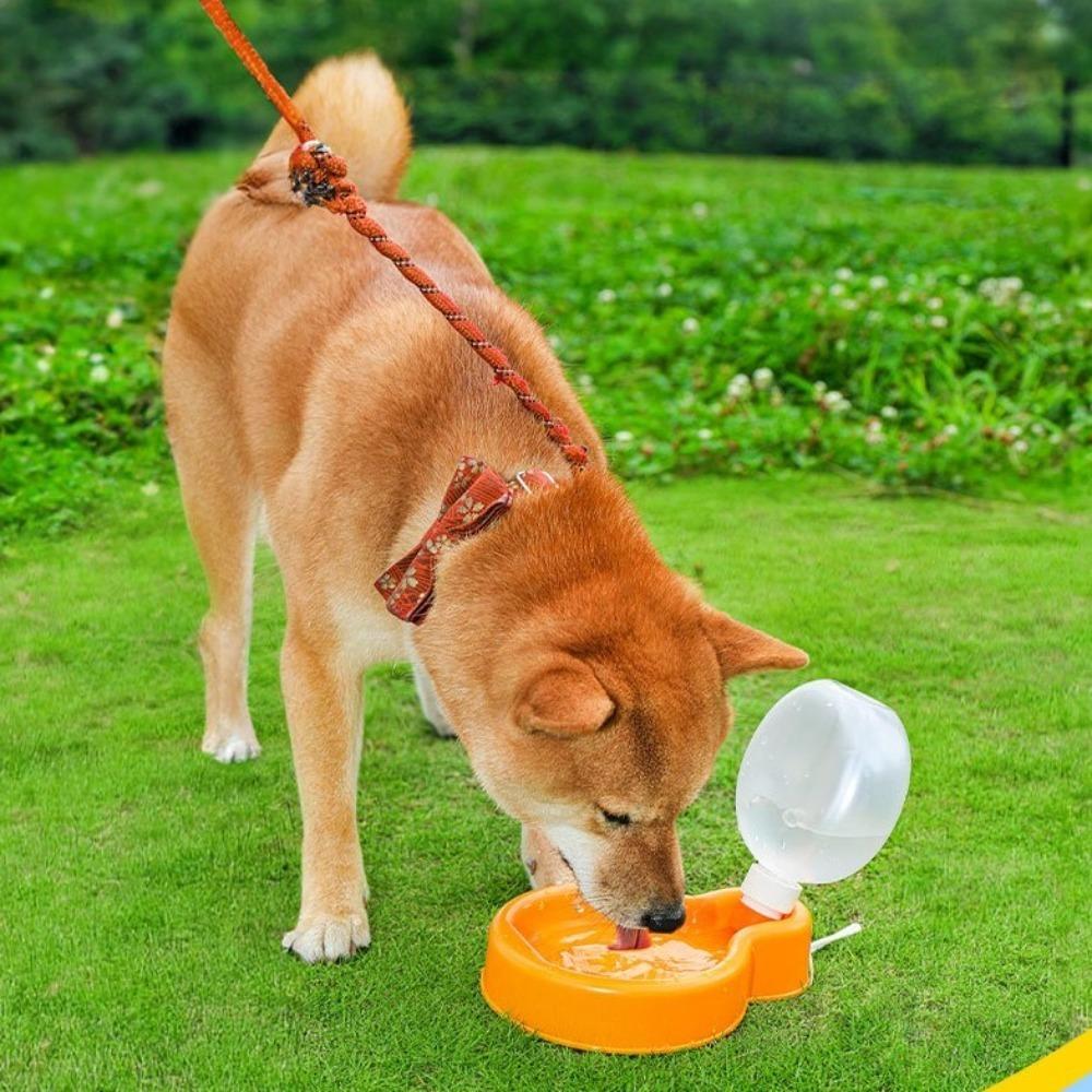 350/500ml Cat Dog Water Bottle Foldable Portable Puppy Cat Drinking Bowl with Handle Leak-proof Pet Water Dispenser For Travel