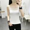 Women Top Spaghetti Strap Lace Summer Vest Square Neck Sleeveless Summer Camisole Women Clothes