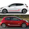2PCS Racing Style Car Side Door Skirt Stickers For Renault Clio RS R.S. 18 4 5 2012-2025 Auto Tuning Vinyl Decals Accessories