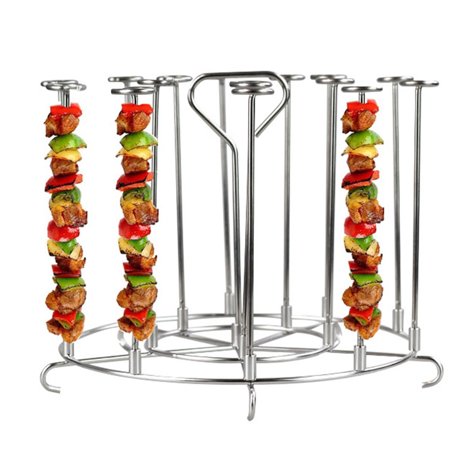 

Решетка для гриля из нержавеющей стали для приготовления перца чили или куриных ножек и жаровни в духовке, барбекю или коптильне для барбекю One Size