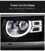 Land Rover Discovery 4 Defender-Style Headlight Assembly with LED Turn Signal & DRL (2010-2017 Models)
