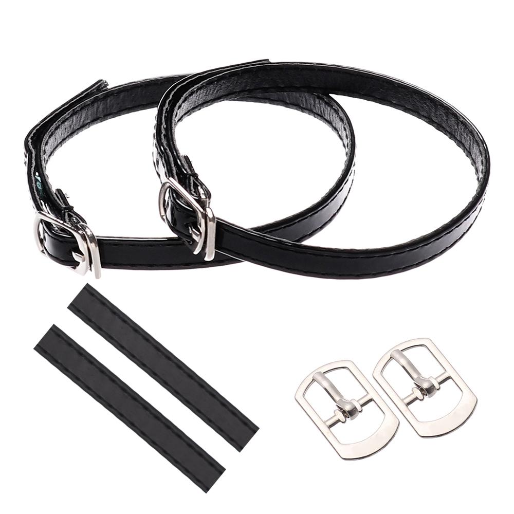Schönheits-Requisiten PU-Leder Verstellbarer Knöchelriemen Band Anti-Rutsch-Riemen Bündel Schnürsenkel-Verschluss High Heels