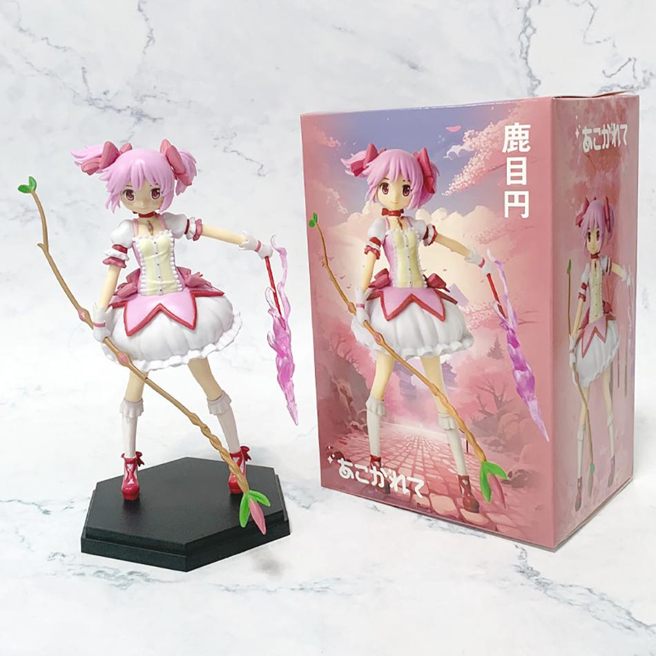 Magica Aniem Figure 17cm Kaname Madoka Magic Girl PVC Anime Action Figures Anime Cartoon Model Toy Gifts
