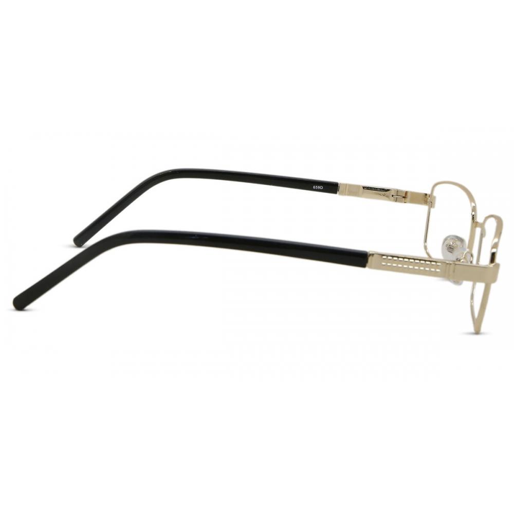 Full Rim Rectangle Gold Smartbuy Collection Ivy 659d Fashion Unisex Eyeglasses