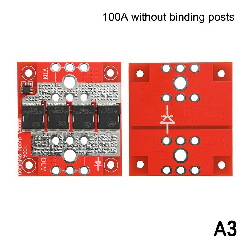 100A High Current Ideal Diode Module Charging Backflow Protection Reverse Connection Reverse Current Protection Non-Grounded