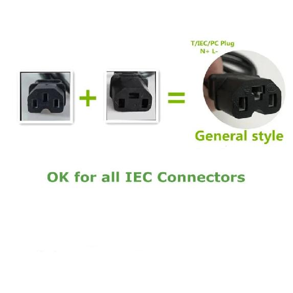 60V Fast Charger 67.2V/5A Charger For 16S 60V Electric Bike Lithium Battery Charger IEC/PC Connector Strong Heat Dissipation
