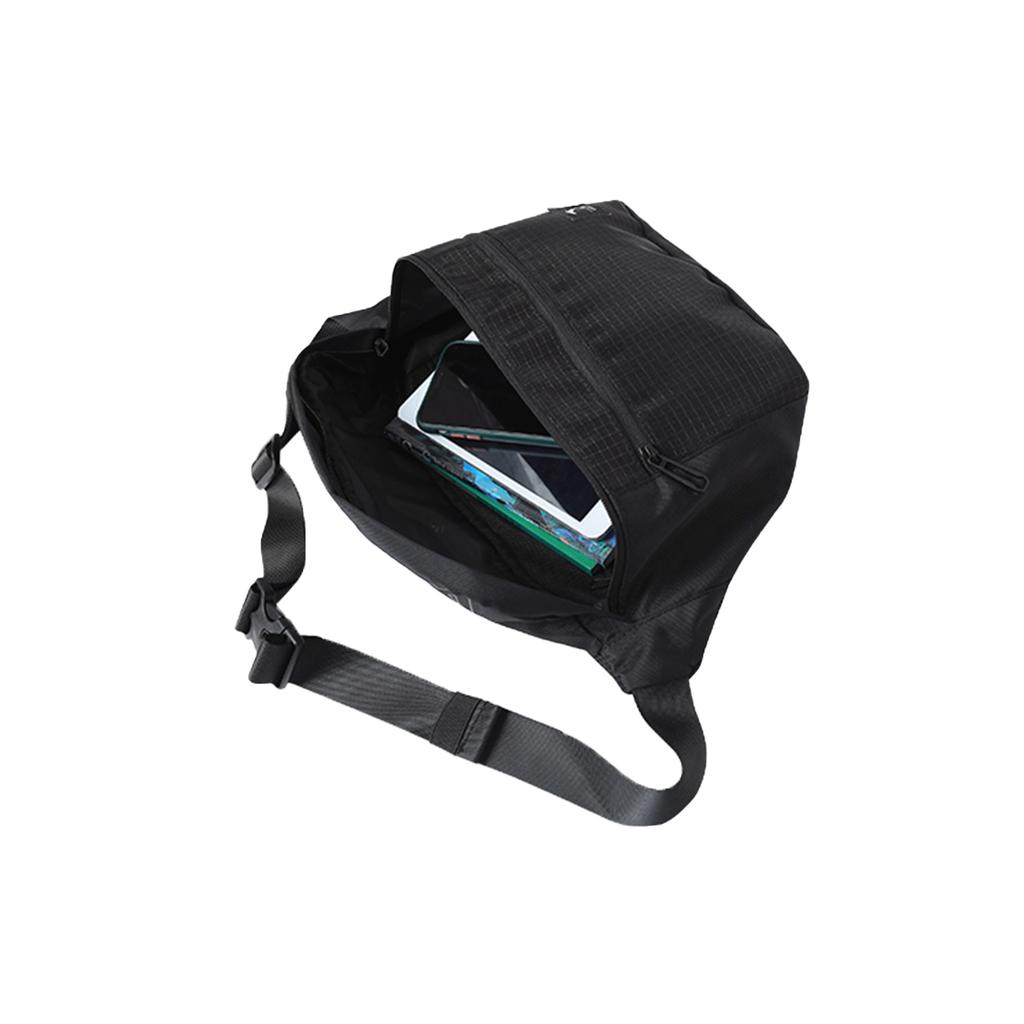New Anta Polyester Sling Bag, Fanny Pack Regular Unisex Black 992147132-1