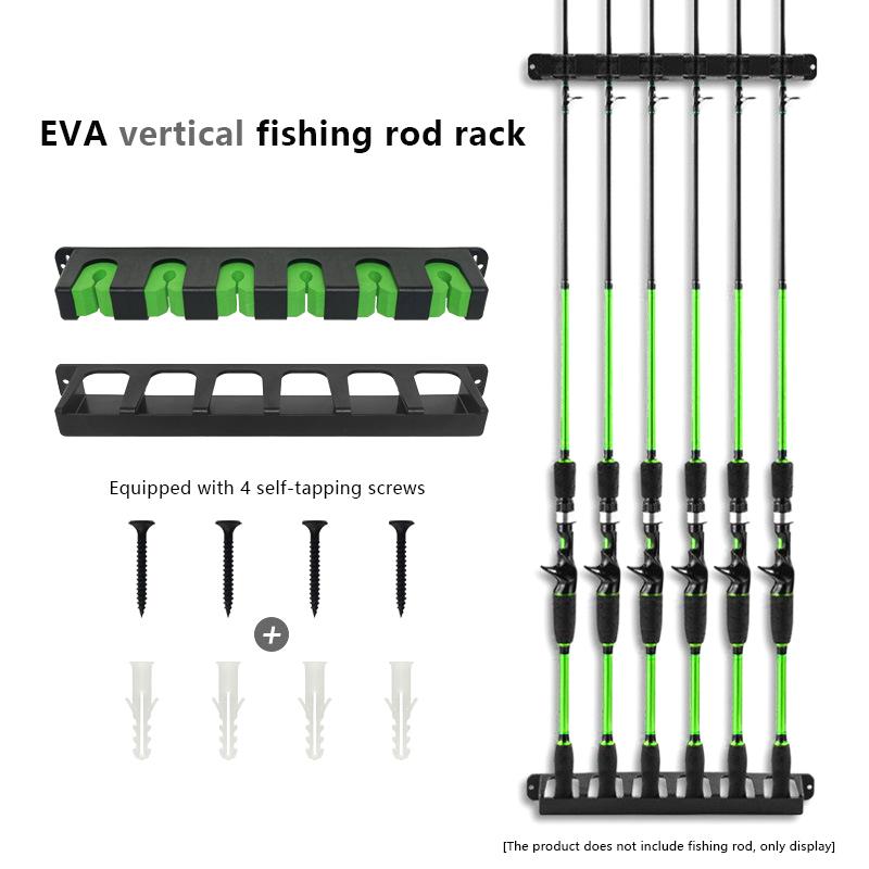 

1 комплект крепежных кронштейнов 6-местная стойка настенная стойка для удочек для лодки горизонтальный/вертикальный держатель для удочек
