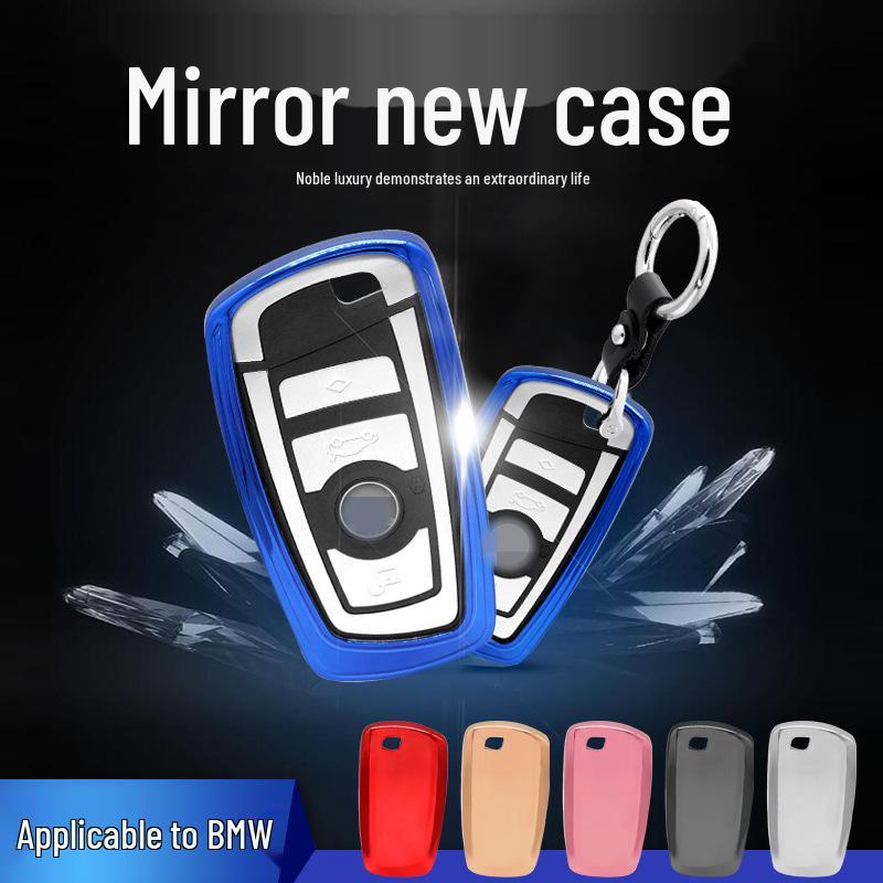 Compatible BMW Key Cover Set: Protective Soft Shell for 3, 5 Series & X5 Remote.