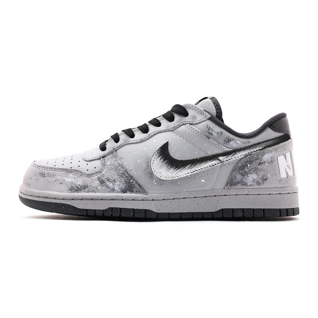 Nike Big Charcoal Meteorite Star Breathable And Slip Resistant Low Top Skateboard Shoes Men's Meteorite Gray 355152-017(Team717-)