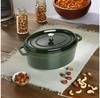 Cocotte Zwilling Staub Oval 40x33cm Basil Green 6.7l (40509-691-0)