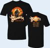 2 lati 2024 Europa Tour Primaverile Joe Bonamassa Maglietta Nera Unisex S-5XL 1J0276 Maglietta Unisex