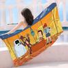 Cartoon S-SuperjailS Big Microfiber Beach Towels Quick Dry Towel Sand Beach Towels Pool Towel for Travel Swim Pool Yoga