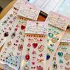 1PC Popular Diamond Stickers Stickers Kids Girls Color Stickers Reward Handmade Creative Acrylic Stickers