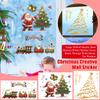 Christmas Creative Wall Sticker, Large 3DWall Decals, Door Stickers,Winter Holiday Xmas Break Through Walls Decor, For Window