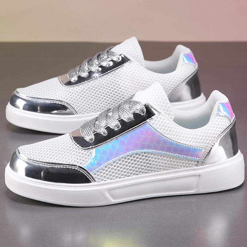Hot Selling Women Board Shoes 2026 Summer New Comfort Breathable Lightweight Sports Shoes Fashion Outdoor Fitness Leisure Shoes
