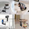 Support de téléphone universel rotatif à 360 degrés pour voyage en avion, Support de téléphone mains libres pour vol, Plateau de table, Bureau