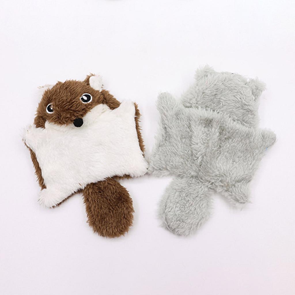 2PCS Interactive Plush Mouse Teaser Toy for Cats with Crinkle Paper Sound and Soft Teething Toy for Indoor Entertainment