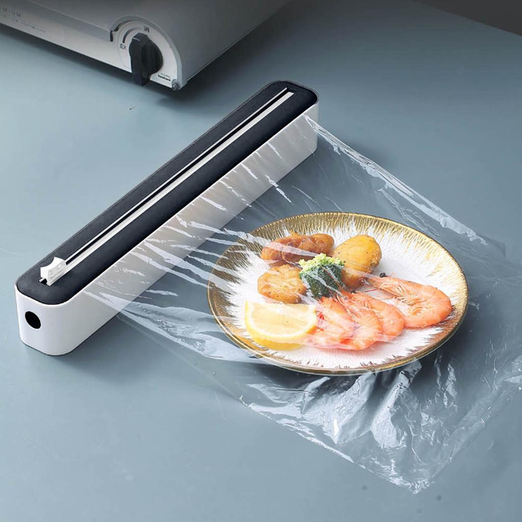 Kitchen Gadgets Disposable Cling Film Cutter Breaking Household Supplies Multifuctional Cling Film Cutting Box Accessories